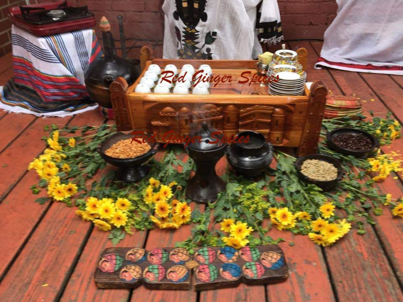 Red Ginger Spices Ethiopian coffee ceremony