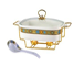 Red Ginger Spices Rectangle chafing dish to keep food warm.