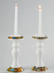 Red Ginger Spices Ceramic Ethiopian Candle Holders (Saba/Tilet)