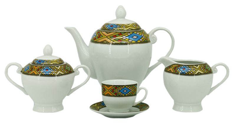 Red Ginger Spices Ethiopian Tea Set