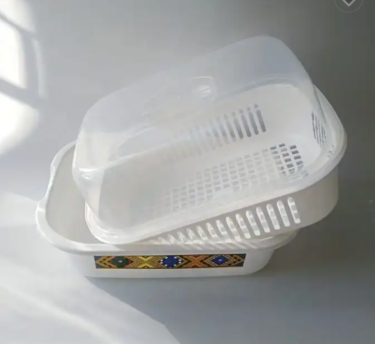 Red Ginger Spices Injera Storage Container