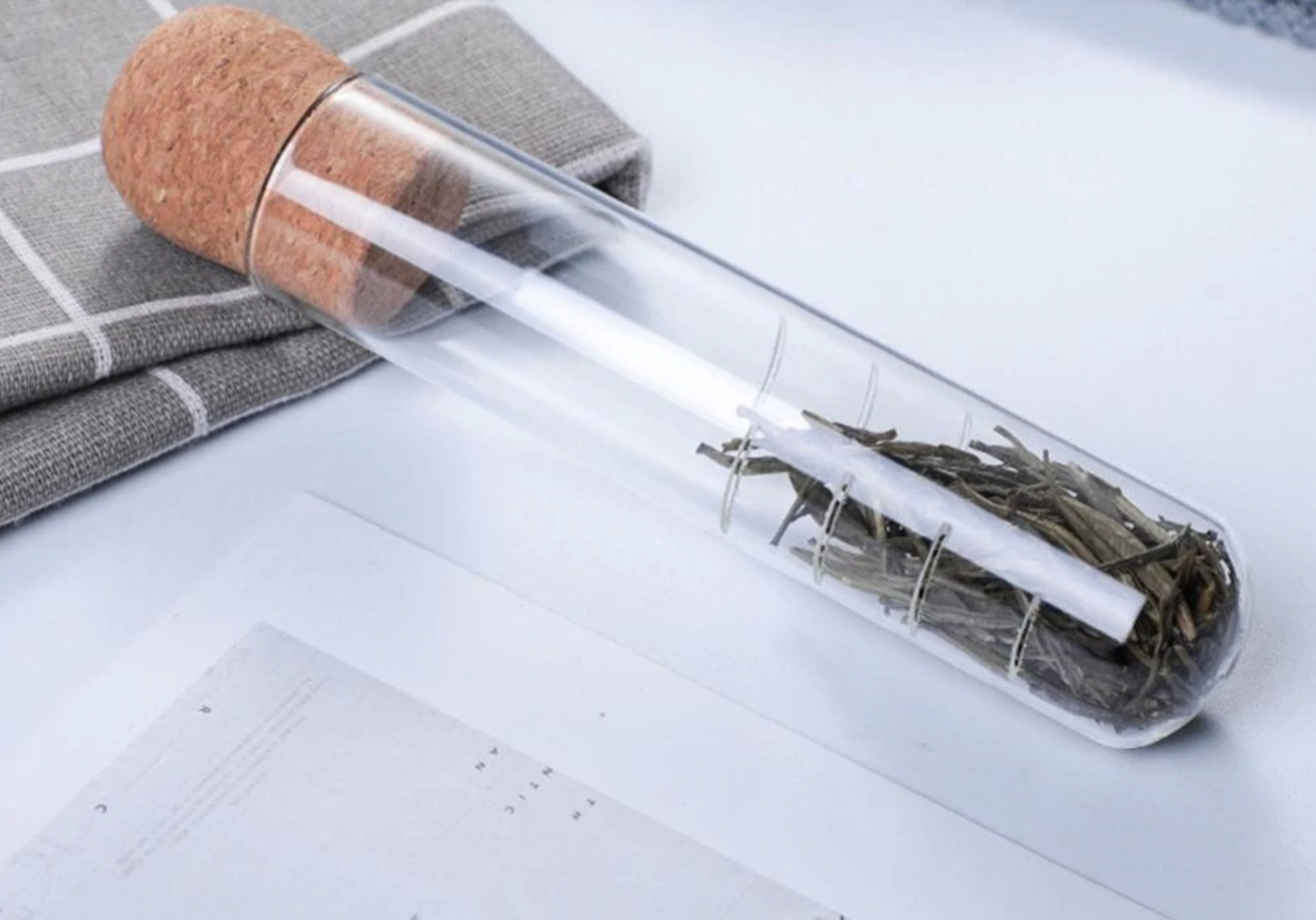 Reusable Tefilter Creative Glass Test Tube Transparent Tea - Temu