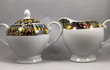 Coffee set- 12 piece Ethiopian Traditional size coffee cups & saucers